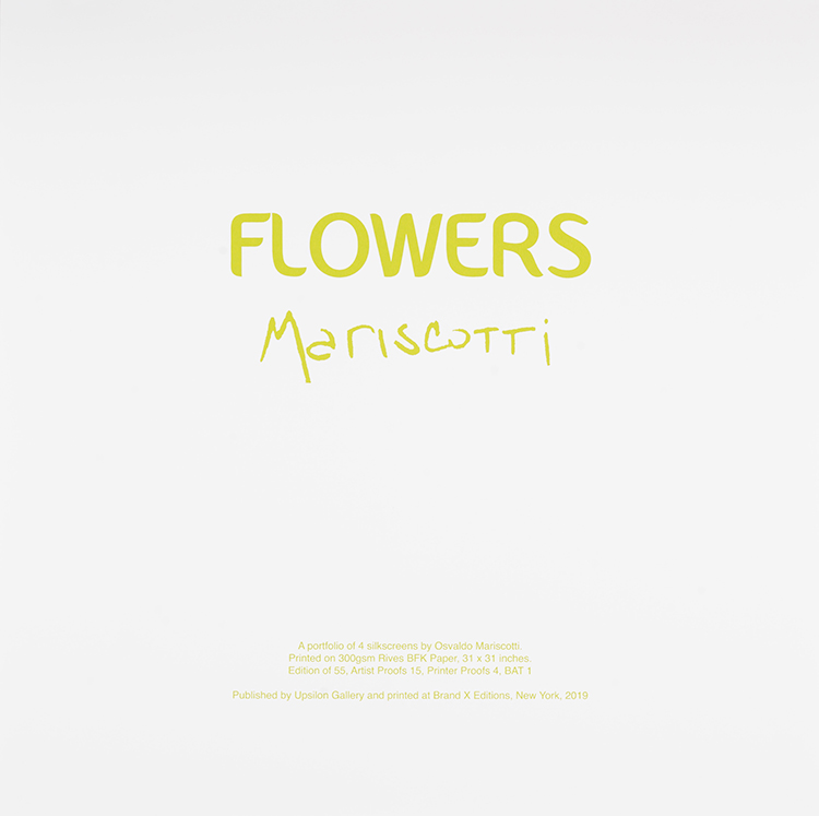 Flowers par Osvaldo Mariscotti