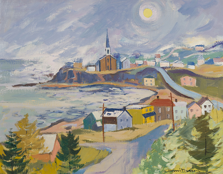 Gaspé Moon, Grande Vallée by Henri Leopold Masson