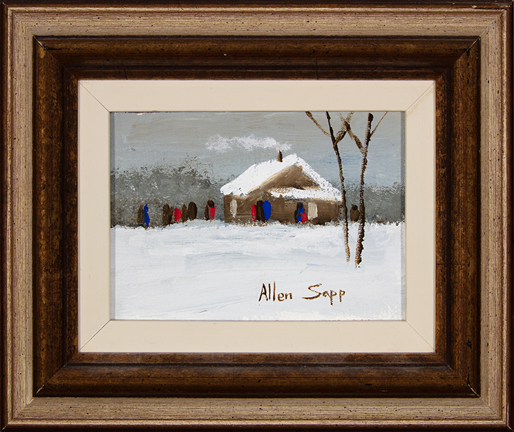 Winter Scene by Allen Sapp