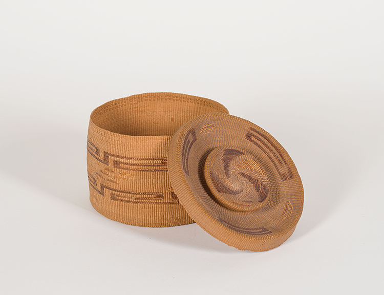 Knitting Basket by Unidentified Tlingit