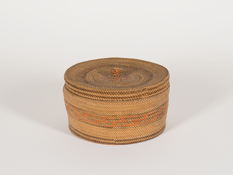 Lidded Basket par Unidentified Nuu-chah-nulth