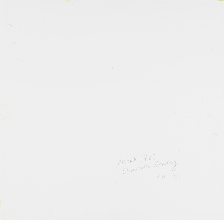About 1789: Charlotte Corday by Antony (Tony) Scherman