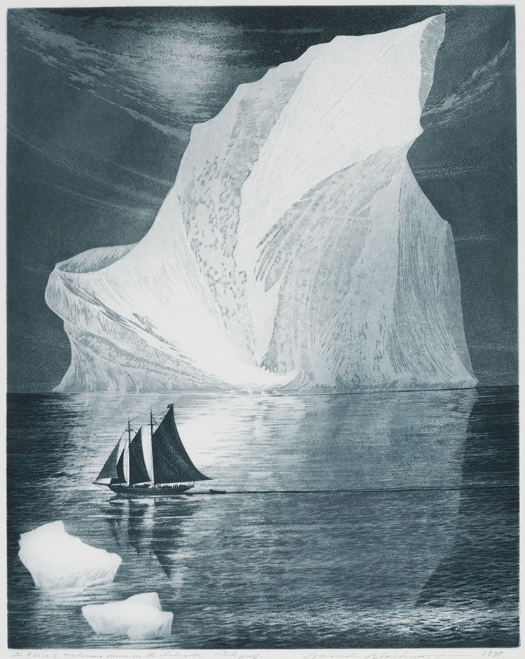 The Flora S. Nickerson Down on the Labrador by David Lloyd Blackwood