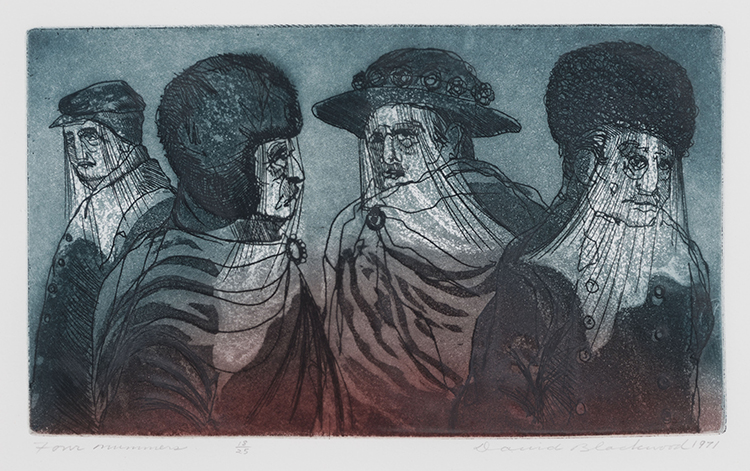 Four Mummers par David Lloyd Blackwood