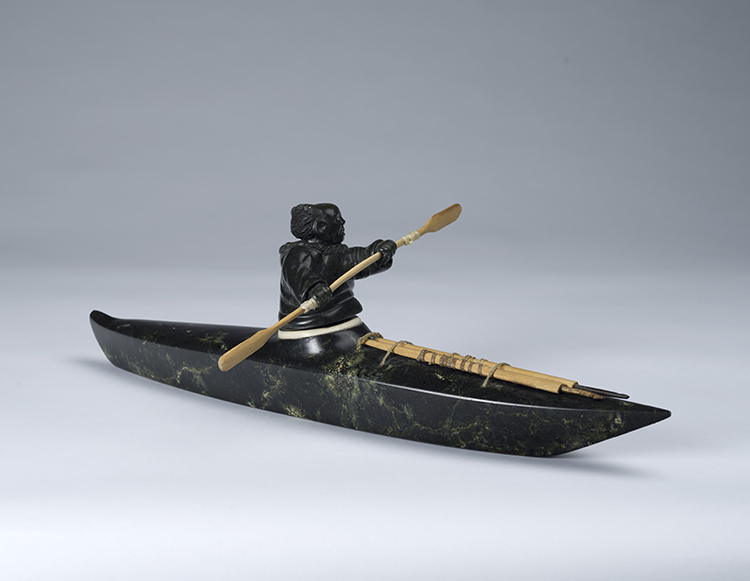 Hunter in Kayak by Charlie Ugyuk