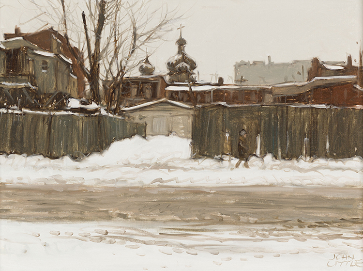 Rue Mullins d'autrefois Pointe St. Charles Montreal par John Geoffrey Caruthers Little