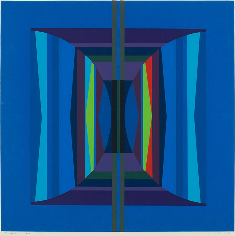 Blue Abstract by Gordon Appelbe Smith
