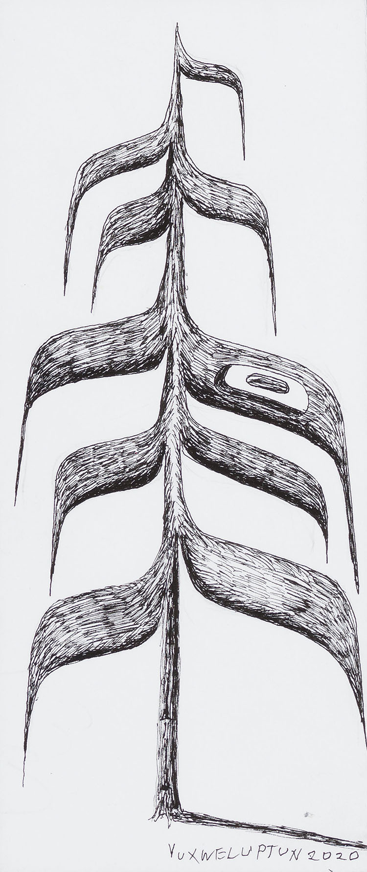 Untitled (Tree) par Lawrence Paul Yuxweluptun
