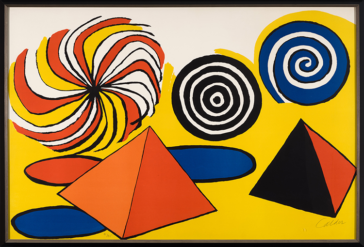 Spirals & Pyramids by Alexander Calder