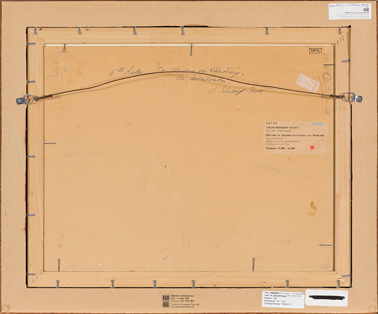 8th Lake, St. Theodore de Chertsey, Co. Montcalm by Adam Sherriff Scott