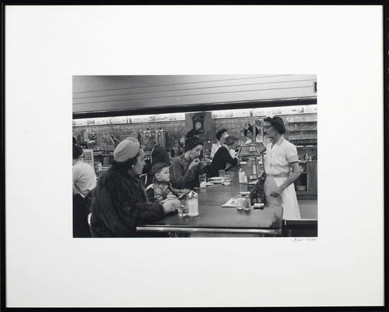 Luncheonette at Woolworths, Montreal, 1956 by Sam Tata