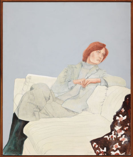 Portrait of Sharon by Charles Pachter