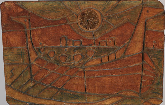Viking Ship by Herbert Johannes Josef Siebner