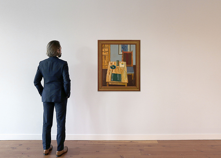 Interior with Table and Chair by Maxwell Bennett Bates