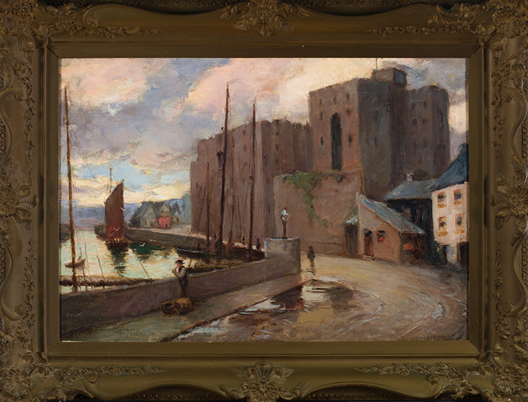 Harbour par John William (J.W.) Beatty