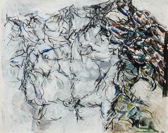 Superbagnères 1964-1965 by Jean Paul Riopelle