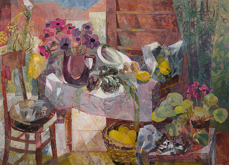 Still Life with Artichokes par Betty Roodish Goodwin