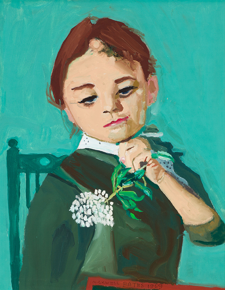 Portrait of a Young Girl par Maxwell Bennett Bates