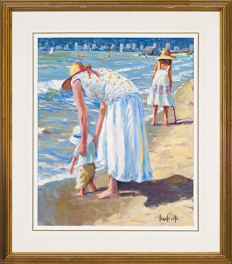 First Beach Visit par Ron Hedrick