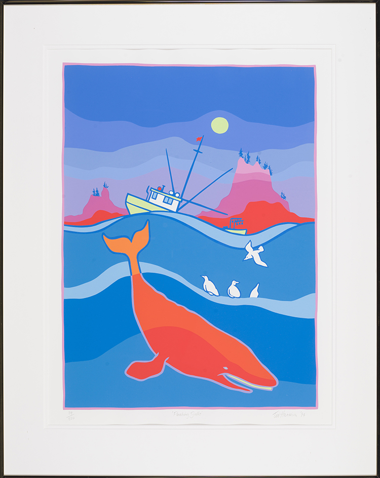 Floating Gulls by Ted Harrison