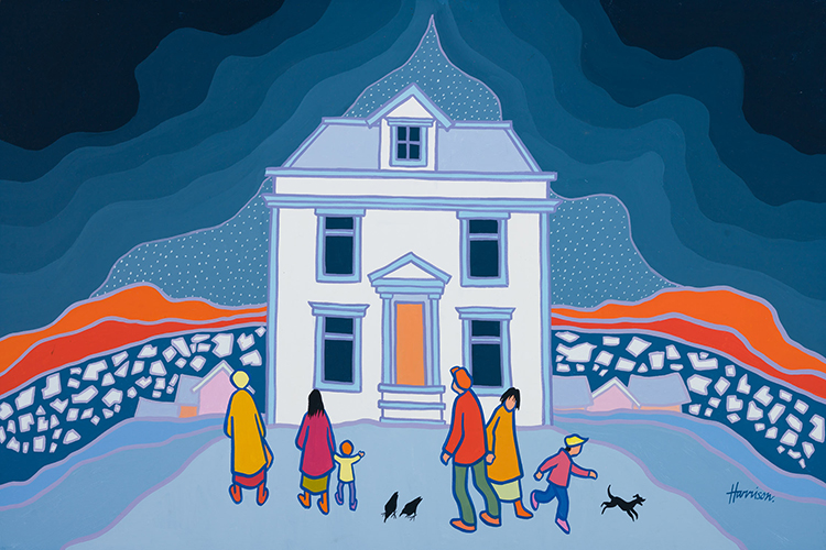 House on the Hill par Ted Harrison