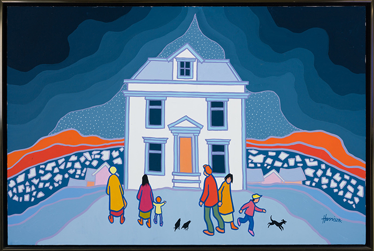 House on the Hill by Ted Harrison