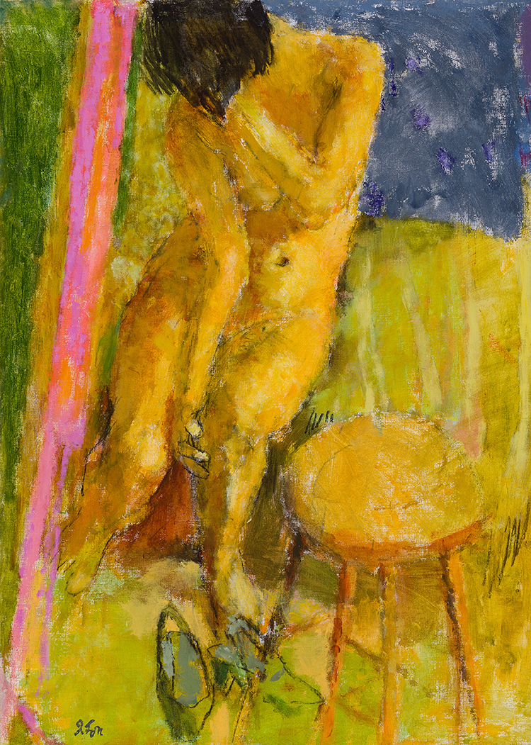 Seated Model by John Richard Fox