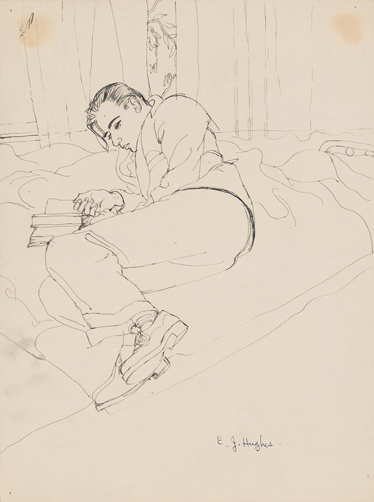 Gary, Reading by Edward John (E.J.) Hughes