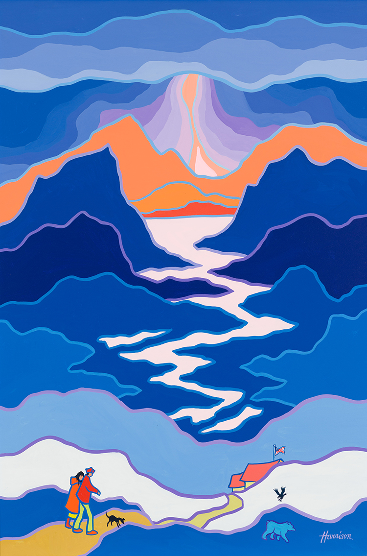 Alaskan Border par Ted Harrison