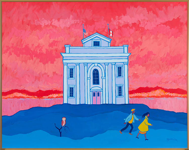 The Day of the Owl (September 11th, 2001) by Ted Harrison