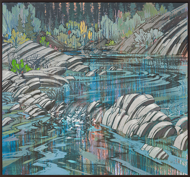 Evening in Sheep Creek by Edward William (Ted) Godwin