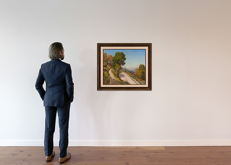 The Road Above the Valley by Herbert Hughes-Stanton