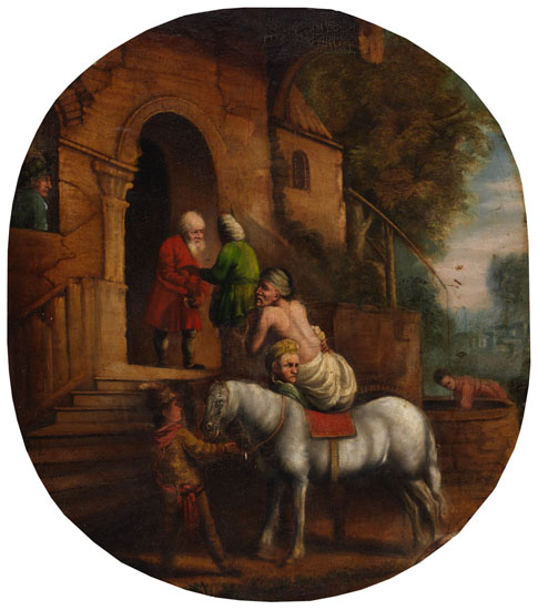 The Good Samaritan par After Harmensz van Rijn Rembrandt