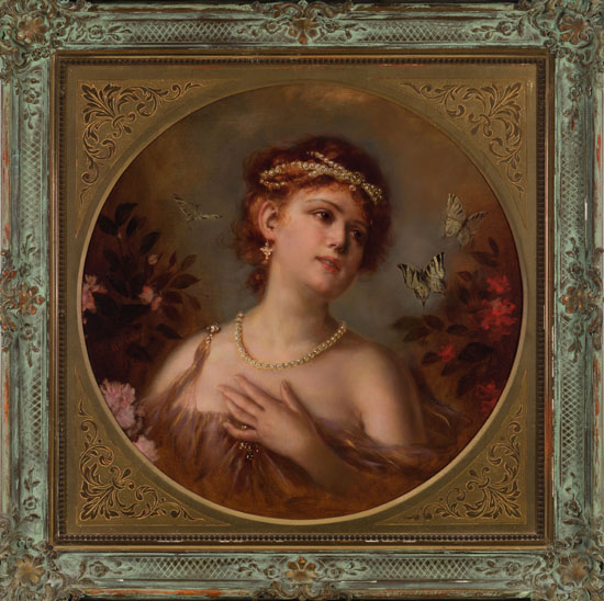 Portrait of a Lady by Theodor Recknagel
