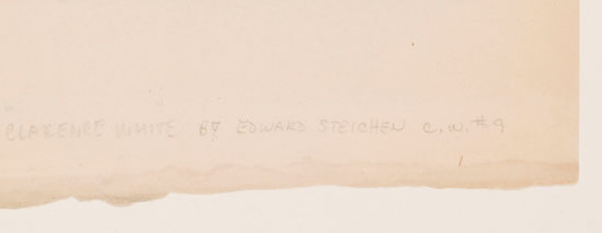 Clarence White by Edward Steichen