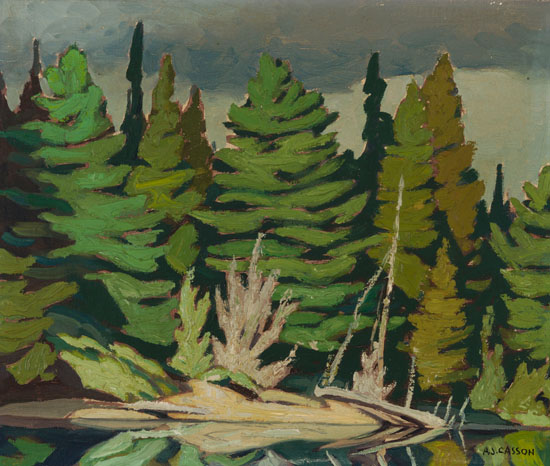 Baptiste Lake - North by Alfred Joseph (A.J.) Casson