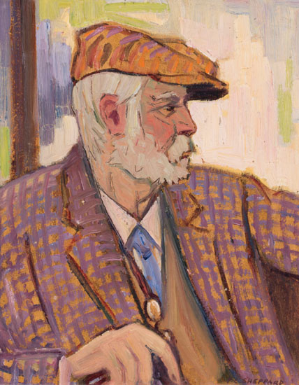 Portrait of a Man by Peter Clapham Sheppard