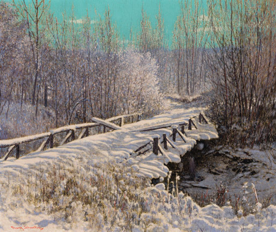 Winter’s Robing par Frank Hans (Franz) Johnston