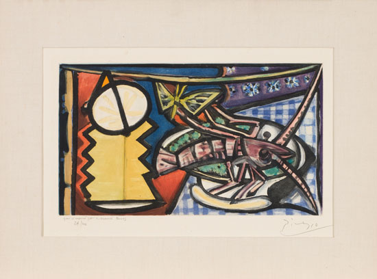 Still Life with Lobster by After Pablo Picasso