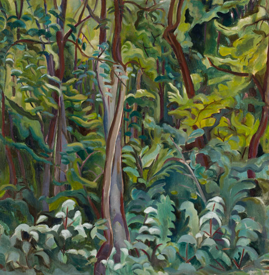 Forest Tangle / Self Portrait (verso) par Pegi Nicol MacLeod