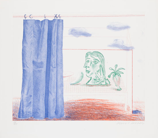 What is This Picasso? from The Blue Guitar par David Hockney