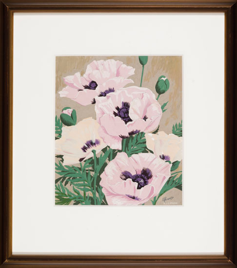 Oriental Poppies par Alfred Joseph (A.J.) Casson