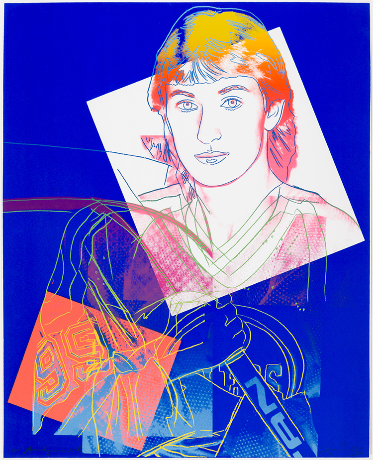 Wayne Gretzky #99 (F.&S. II.306) par Andy Warhol