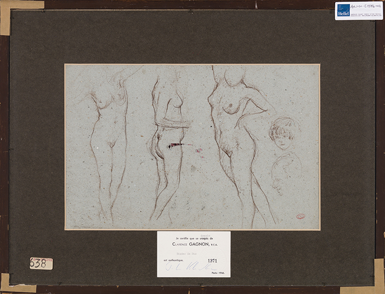 Nude Studies by Clarence Alphonse Gagnon