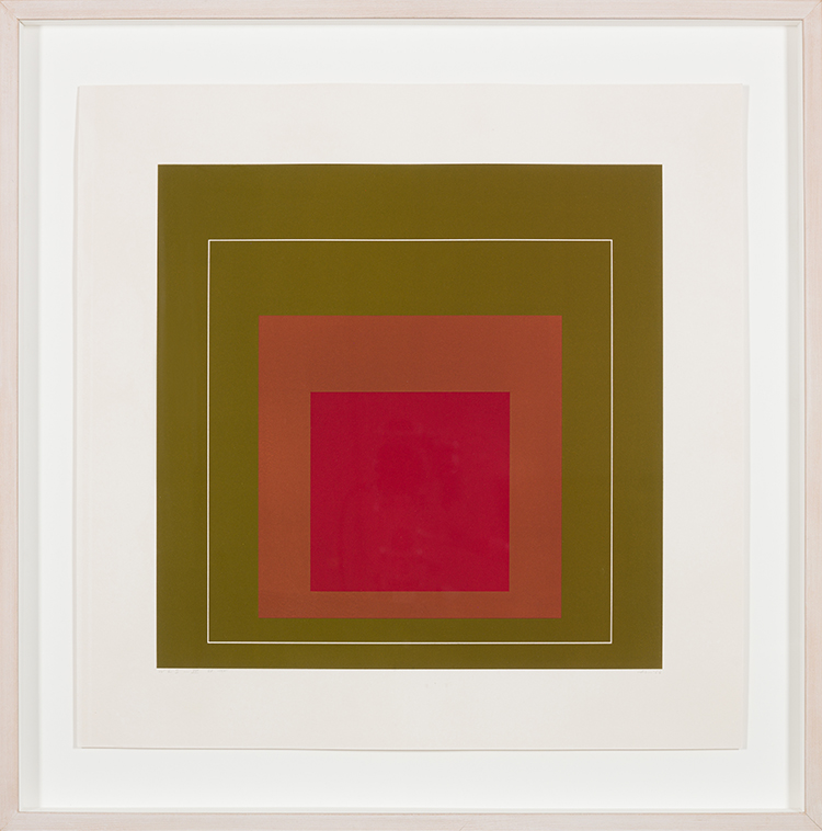 White Line Square IV by Josef Albers