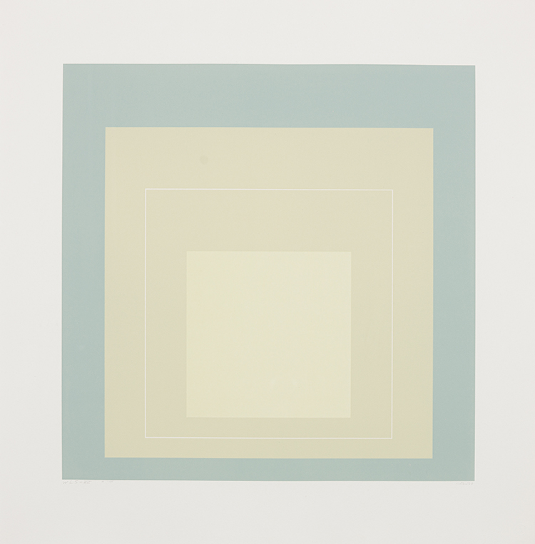 White Line Square VII par Josef Albers