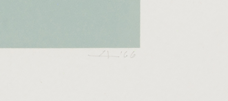 White Line Square VII par Josef Albers