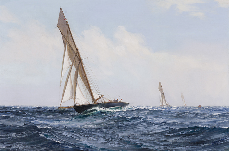 Yachts Racing in the Open Water par Montague J. Dawson