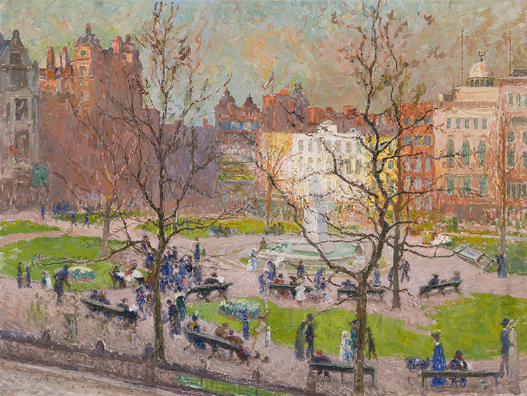 Leicester Square par Emile Claus