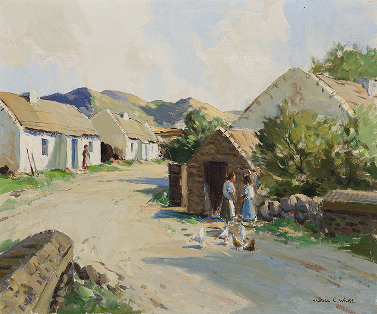 At Doochary, Donegal by Maurice Canning Wilks